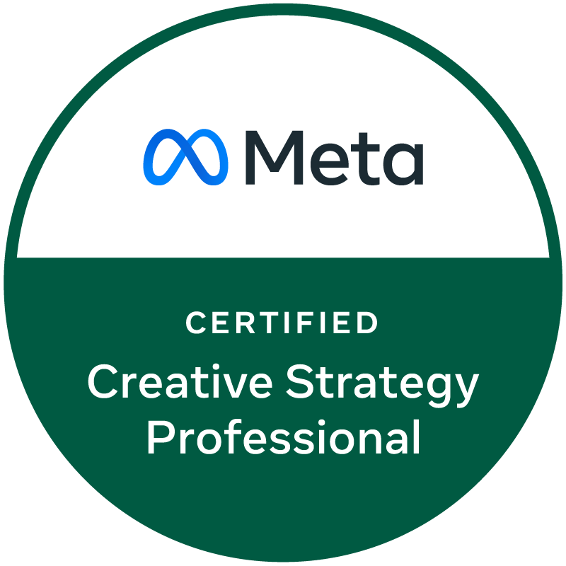Zertifikat Meta Creative Strategy Professional